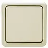 Kopp opbouw enkel drukcontact terugverend 1 maakcontact Standard creme (514301006)