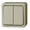 Kopp opbouw serieschakelaar Standard creme (513501001)