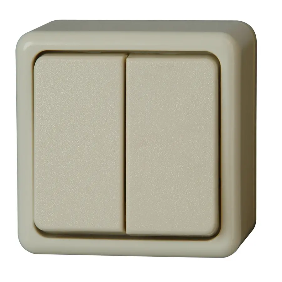 Kopp opbouw serieschakelaar Standard creme (513501001)