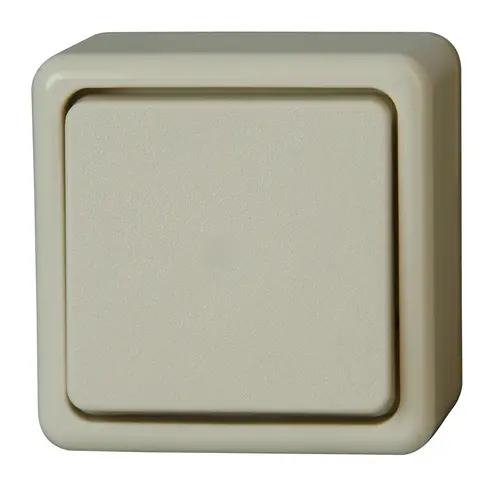 Kopp opbouw wisselschakelaar Standard creme (513601004)