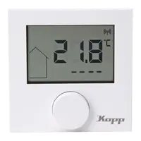 Kopp digitale draadloze ruimtethermostaat vloerverwarming 868MHz opbouw IP20 (831003054)
