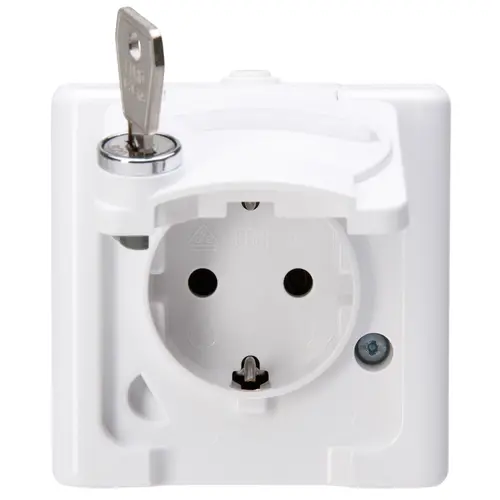 Kopp wandcontactdoos 1-voudig randaarde IP44 slot 5 arctic wit Blue Electric (103902005) Kopp wandcontactdoos 1-voudig randaarde IP44 slot 5 arctic wit Blue Electric (103902005)
