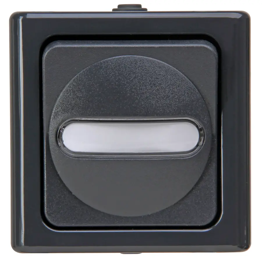 Kopp wisselschakelaar IP44 antraciet Blue Electric (561415002)