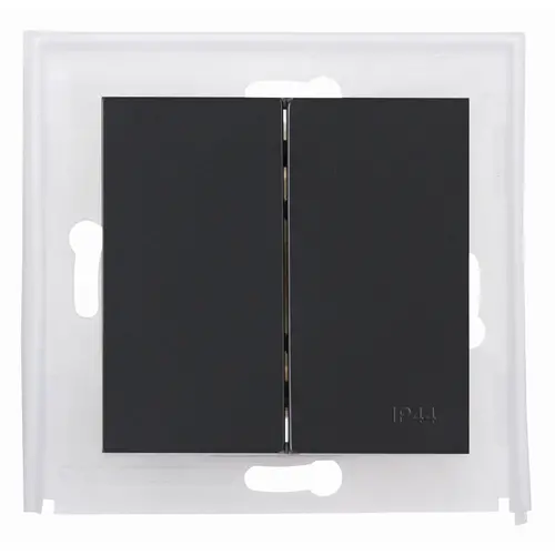 Kopp wip dubbel IP44 antraciet HK07 (493615008) Kopp wip dubbel IP44 antraciet HK07 (493615008)