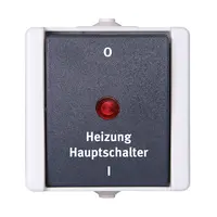Kopp opbouw hoofdschakelaar voor verwarming 10A IP44 ProAQA grijs (541356004)