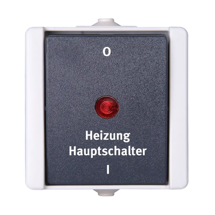 Kopp opbouw hoofdschakelaar voor verwarming 10A IP44 ProAQA grijs (541356004)