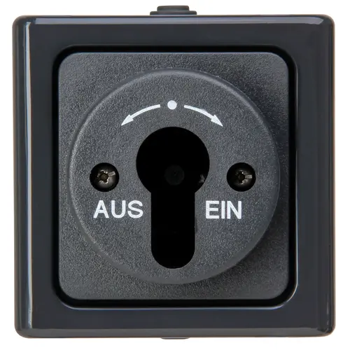 Kopp behuizing sleutelschakelaar IP44 antraciet Blue Electric (561715001) Kopp behuizing sleutelschakelaar IP44 antraciet Blue Electric (561715001)