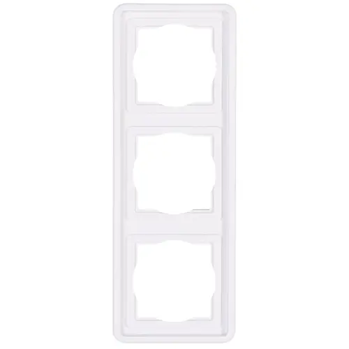 Kopp afdekraam IP44 3-voudig arctic wit standard (302502077) Kopp afdekraam IP44 3-voudig arctic wit standard (302502077)