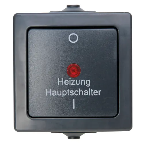 Kopp hoofdschakelaar IP44 antraciet Nautic (565315003) Kopp hoofdschakelaar IP44 antraciet Nautic (565315003)