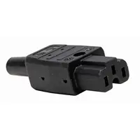 Kopp C16A apparaatstekker 10A zwart (181505000)