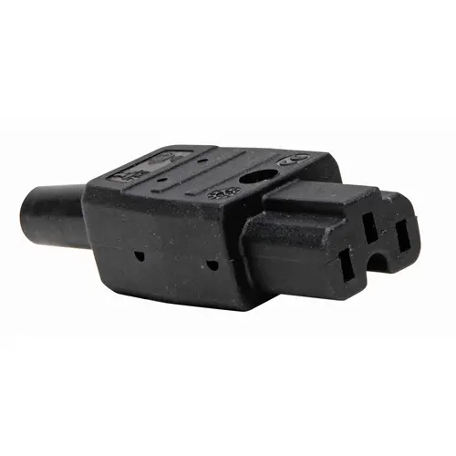 Kopp C16A apparaatstekker 10A zwart (181505000)