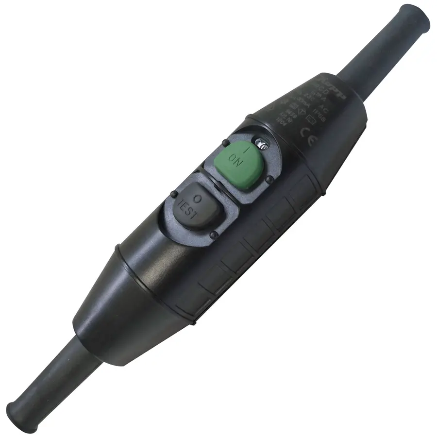 Kopp draagbare schakelaar met 2-polige aardlekschakelaar 16A 30mA IP55 (193201006)