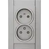 Kopp wandcontactdoos 2-voudig zonder randaarde Safety+ voor enkele inbouwdoos HK07 Athenis staal grijs (950047007) Kopp wandcontactdoos 2-voudig zonder randaarde Safety+ voor enkele inbouwdoos HK07 Athenis staal grijs (950047007)