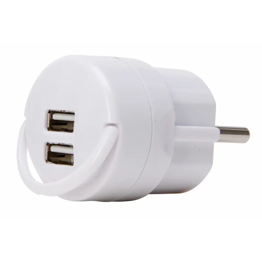 Kopp adapter 2v usb max 2.1a 5v wit (473103017)