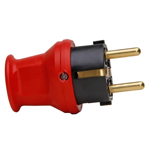 Kopp stekker ra pvc cee 7 16a rood (179712001) Kopp stekker ra pvc cee 7 16a rood (179712001)