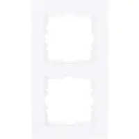 Kopp afdekraam 2-voudig HK07 PURE arctic wit glans (406913005)