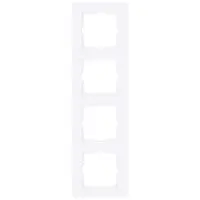 Kopp afdekraam 4-voudig HK07 PURE arctic wit glans (407113002)