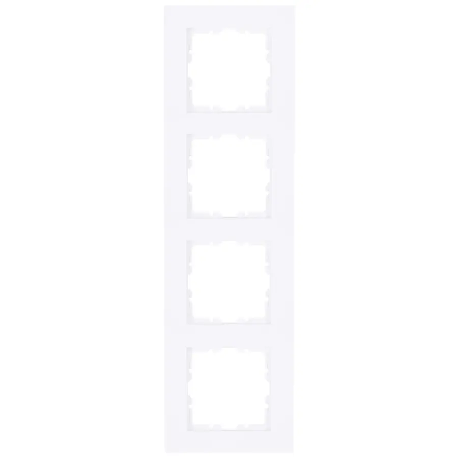 Kopp afdekraam 4-voudig HK07 PURE arctic wit glans (407113002)