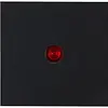 Kopp schakelwip controlevenster rood HK07 Athenis zwart mat (490063000)