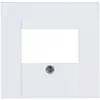 Kopp centraalplaat TAE/USB HK07 Athenis arctic wit glans (373113004)