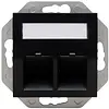 Kopp draagring inzet voor 2 keystones HK07 Athenis zwart mat (953850004)