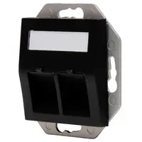 Kopp draagring inzet voor 2 keystones HK07 Athenis zwart mat (953850004)