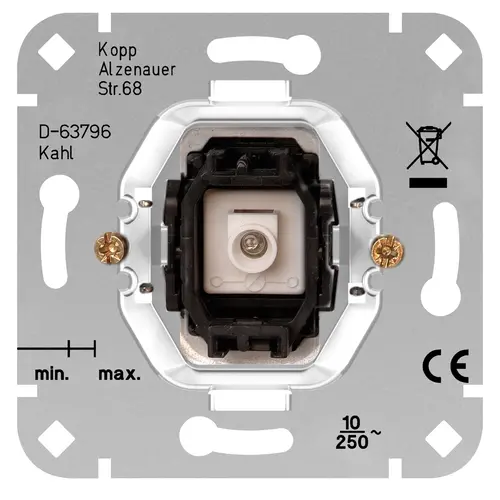 Kopp controleschakelaar met N-klem (504600007)