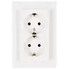 Kopp wandcontactdoos 2-voudig randaarde voor enkele inbouwdoos HK07 Athenis helder wit glans (929529008) Kopp wandcontactdoos 2-voudig randaarde voor enkele inbouwdoos HK07 Athenis helder wit glans (929529008)