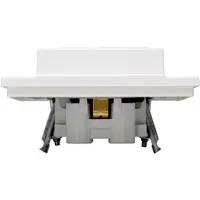Kopp wandcontactdoos 2-voudig randaarde Safety+ voor enkele inbouwdoos HK07 Athenis helder wit glans (940229004)