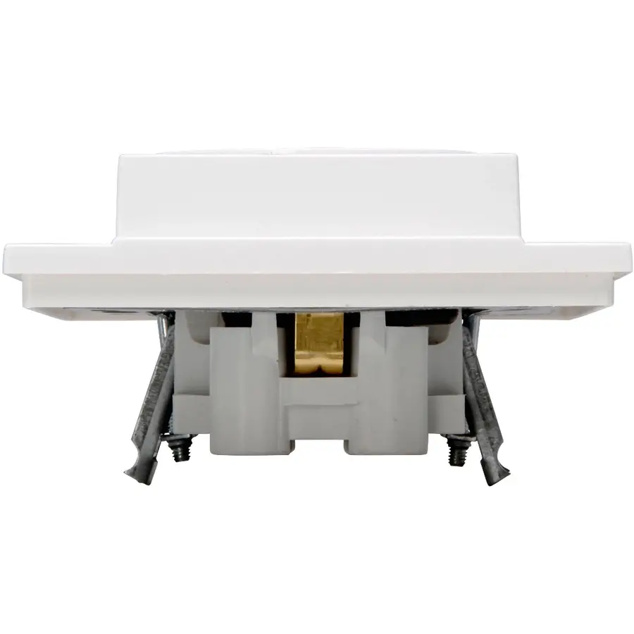 Kopp wandcontactdoos 2-voudig randaarde Safety+ voor enkele inbouwdoos HK07 Athenis helder wit glans (940229004)