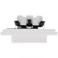 Kopp wandcontactdoos 2-voudig randaarde voor enkele inbouwdoos HK07 Athenis arctic wit glans (958213006)