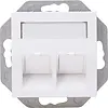 Kopp draagring inzet voor 2 keystones HK07 Athenis arctic wit mat (953832002)
