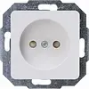 Kopp wandcontactdoos zonder randaarde met verhoogde aanraakbeveiliging HK02 Milano arctic wit glans (926613005) Kopp wandcontactdoos zonder randaarde met verhoogde aanraakbeveiliging HK02 Milano arctic wit glans (926613005)