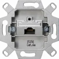 Kopp RJ45 data wandcontactdoos 1-voudig inbouw CAT6A (114401007)