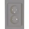 Kopp wandcontactdoos 2-voudig zonder randaarde Safety+ voor enkele inbouwdoos HK07 Athenis staal grijs (950047007) Kopp wandcontactdoos 2-voudig zonder randaarde Safety+ voor enkele inbouwdoos HK07 Athenis staal grijs (950047007)