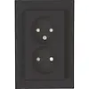 Kopp wandcontactdoos 2-voudig zonder randaarde Safety+ voor enkele inbouwdoos HK07 Athenis antraciet (950015004) Kopp wandcontactdoos 2-voudig zonder randaarde Safety+ voor enkele inbouwdoos HK07 Athenis antraciet (950015004)