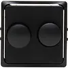 Kopp hk05 - dimmerplaat duo mat-zw (493150003) Kopp hk05 - dimmerplaat duo mat-zw (493150003)