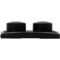 Kopp hk05 - dimmerplaat duo mat-zw (493150003)