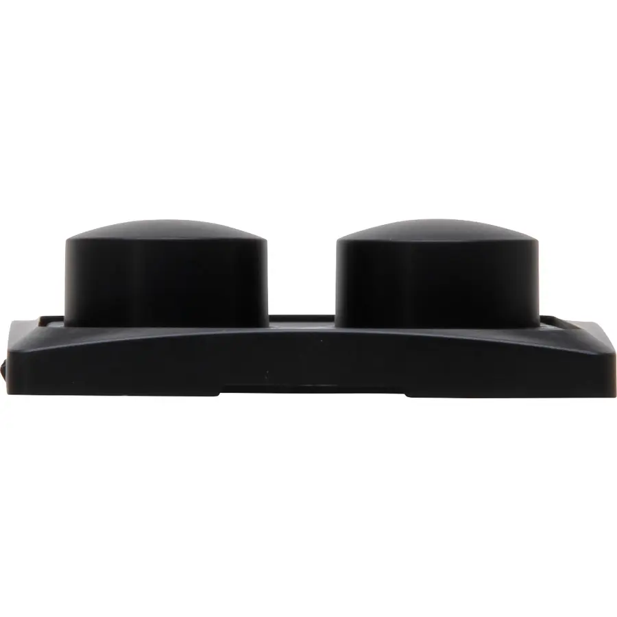 Kopp hk05 - dimmerplaat duo mat-zw (493150003)