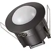 Kopp bewegingsmelder inbouw infrarood 360° 1200W LED 300W 230V IP20 zwart mat (824705015) Kopp bewegingsmelder inbouw infrarood 360° 1200W LED 300W 230V IP20 zwart mat (824705015)