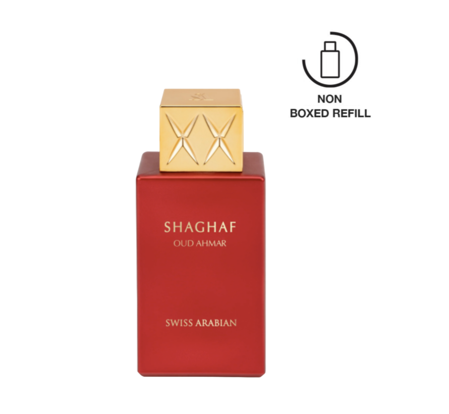 SHAGHAF OUD AHMAR  75ML - WITHOUT PACKAGING