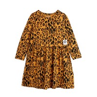 Basic Leopard dress long sleeve