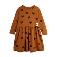 Basic hearts dress long sleeve