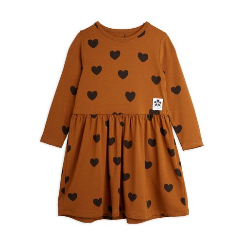 Mini Rodini Hearts jurk lange mouw