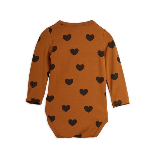 Mini Rodini Hearts romper lange mouw