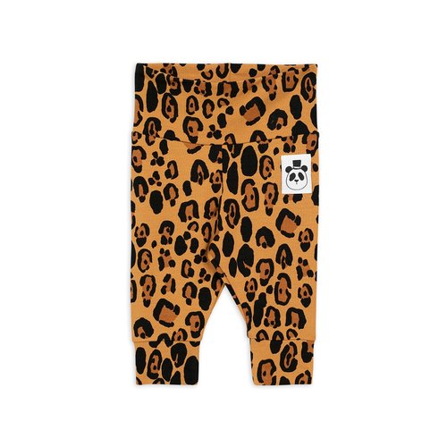 Mini Rodini Basic leopard newborn leggings