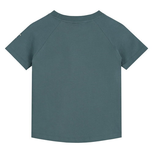 Gray label T-shirt blauw grijs