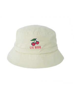 Lil' Boo Cherry Bucket Hat light yellow