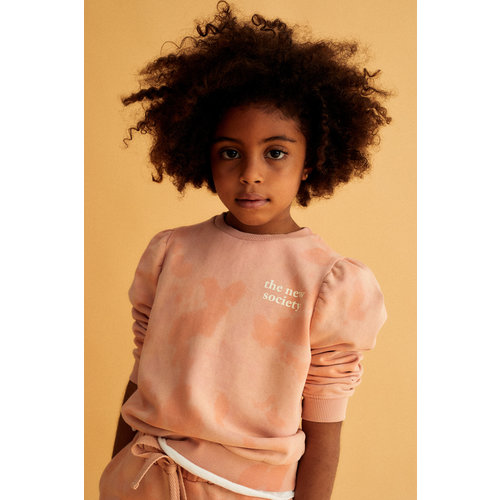 the new society Hugo Girl sweater apricot