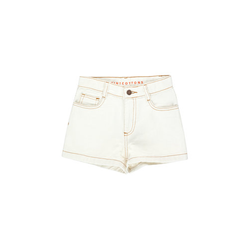 Tinycottons 5 pocket short off white